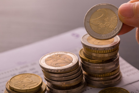 Deposit money for buy real estate house property.の写真素材