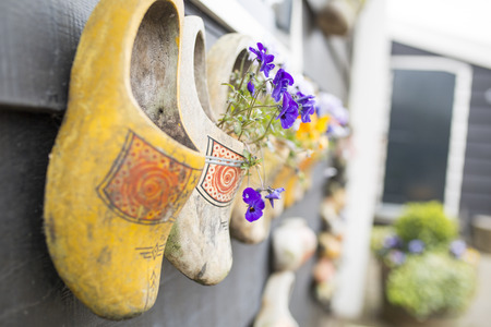 Dutch wood shoes netherland souvenir for trouist people.の写真素材
