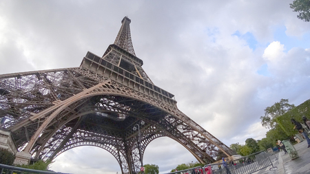 PARIS,FRANCE: Paris tower eiffel landmark cityscape historic architecture of Europe.の写真素材