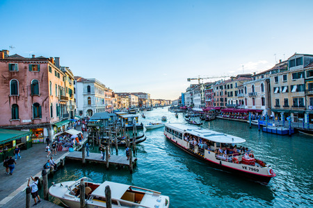 VENICE,ITALY - Augest 22 2018:Venice italy travel traditional landmark in Italyのeditorial素材