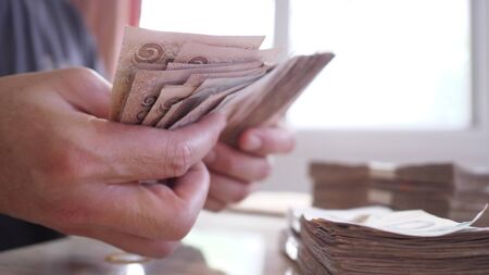 Counting money for investment in the future