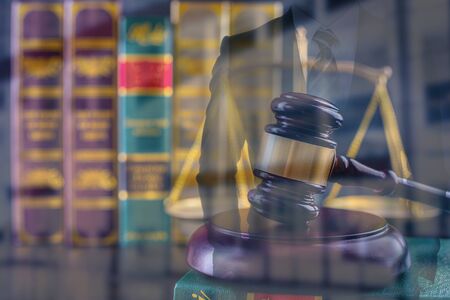 Judgment lawyer meeting for punishment conceptの写真素材