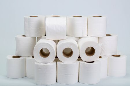 Roll toilet paper for clean your covid-19の写真素材
