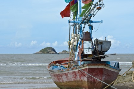 Khao Tao beach,Thailandの写真素材