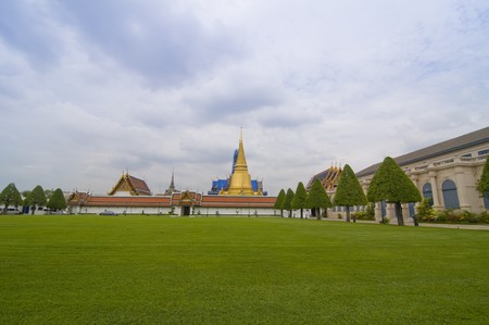 The Emerald Buddha temple,Bangkok Thailandの写真素材