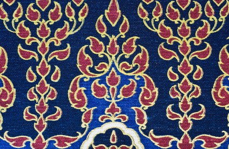 Thai print clothの写真素材