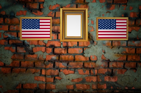 old brick wall backgroundの写真素材