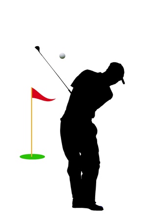 isolate golf fairwayの写真素材