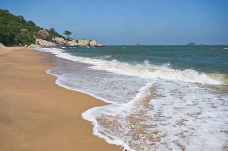 landscape of Hua Hin beach,Thailandの写真素材