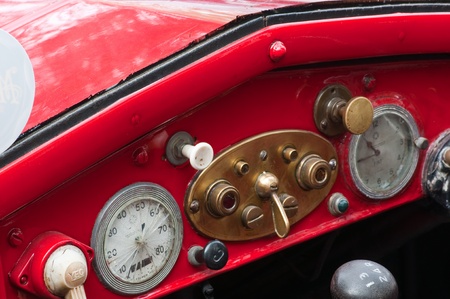  Hua Hin - December 17: Fiat Tipo 509 Year 1926 Front display in Hua Hin Vintage Car Parade  2011 Sofitel Centara Grand Resort & Villas Hua Hin on December 17, 2011 in Hua Hin, Thailand.のeditorial素材