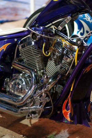 Hua Hin, Thailand - December 3: Custom motorcycles are shown in 7th Hua Hin  Bike Week  on December 3, 2011 in Hua Hin, Thailand. The event is billed as the largest Hua Hin  motorcycle event. のeditorial素材