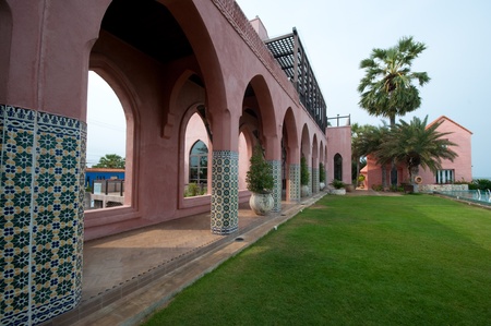 outside of building in Moroccan style のeditorial素材