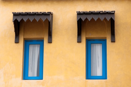 these windows are in Moroccan styleの写真素材