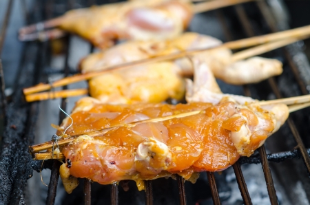 grill chicken in Thai food styleの写真素材