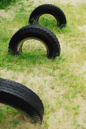 Park playground equipmentの写真素材