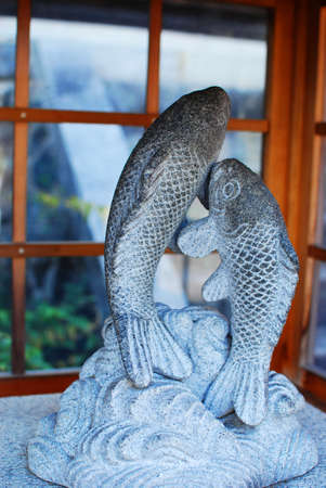 Matsuo taisha lucky carpのeditorial素材