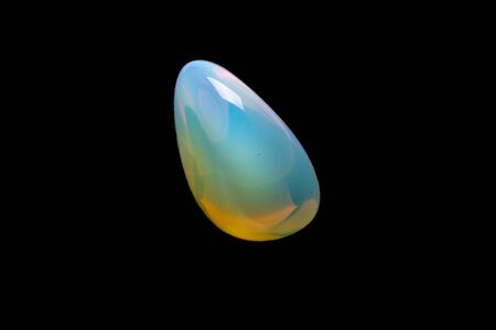 Opalite gemstone. Opalite is a wonderfully serene crystal. It is a stone of loveの写真素材