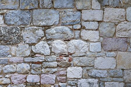 Closeup Texture Background Image of Natural rock or Stone arrange in Pattern as Wall. Natural Stone...