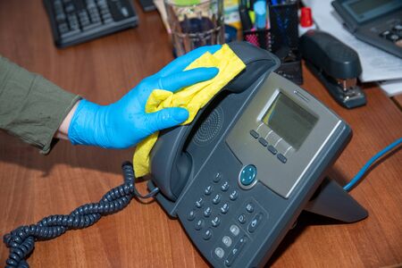 Household Chemicals. Infection control concept, Coronavirus, 2019-nCoV, flu, virus.の写真素材