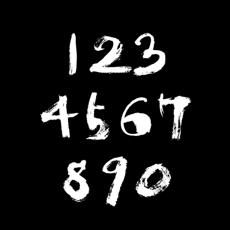 Vector fonts / Handwritten calligraphy.のイラスト素材