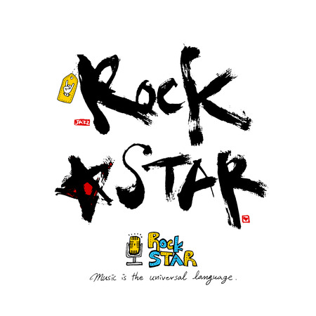 concert poster / Sketchy music illustration - vectorのイラスト素材