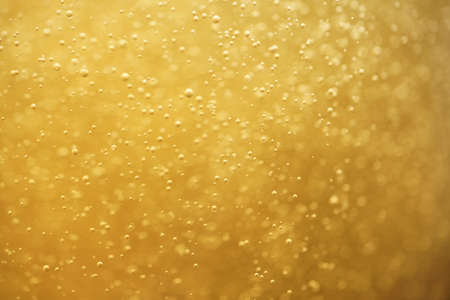Close up motion blur texture of beer bubblesの写真素材