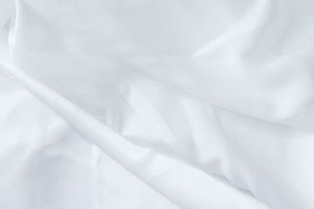 White texture, Close up background of white fabric use for web design and white backgroundの写真素材