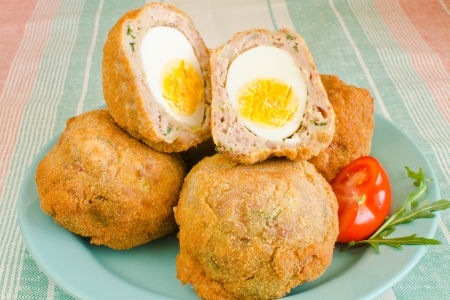 Scotch Eggsの写真素材
