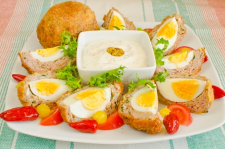 Scotch Eggsの写真素材