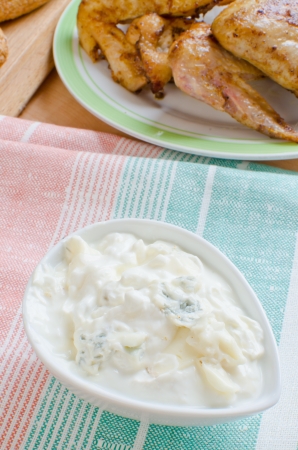 Blue cheese dressingの写真素材
