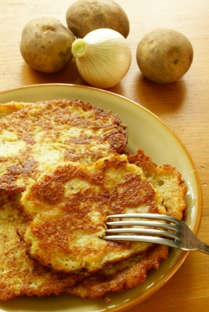 Potato pancakes  latkes                 の写真素材