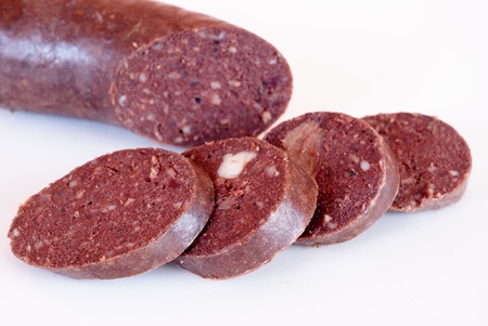 Blood sausage                   の写真素材