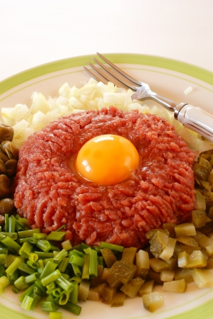 Steak tartare            の写真素材