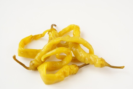 Pickled chilies                   の写真素材
