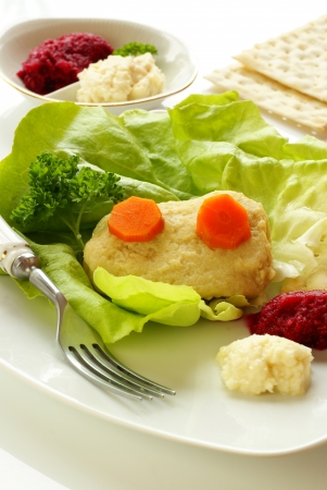 Gefilte fish               の写真素材