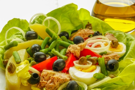 Nicoise salad                    の写真素材
