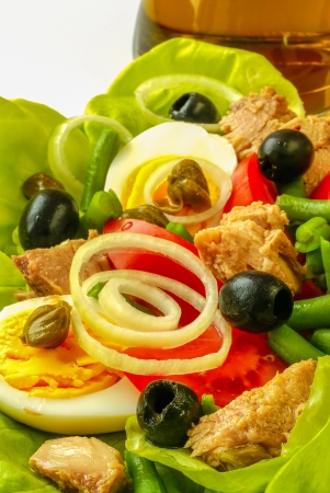 Nicoise salad                  の写真素材
