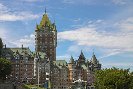 Chateau Frontenac, Quebec City, Canadaのeditorial素材