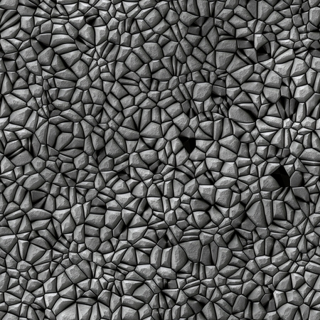 Texture of gray stones / seamless backgroundの写真素材