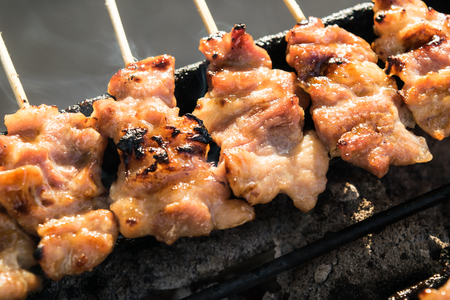 grilled porkの写真素材