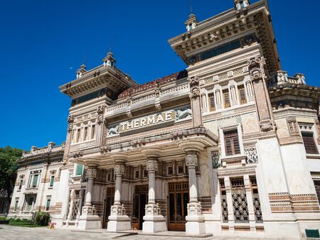 Thermae building in the town of Salsomaggiore, Italy