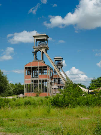 Former coals mine shaft in Belgium
