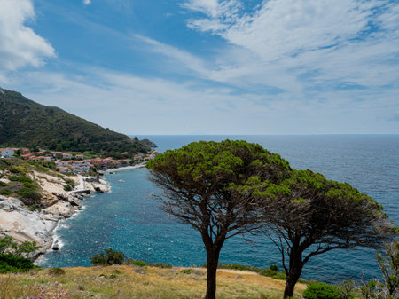 Scenic view around the area of Marciana, Elba