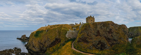 Dunnottar Castle in Aberdeenshire, Scotland