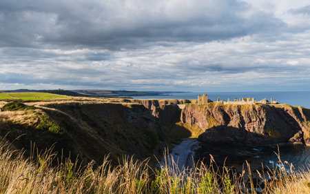 Dunnottar Castle in Aberdeenshire, Scotland