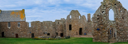 Dunnottar Castle in Aberdeenshire, Scottlandの写真素材
