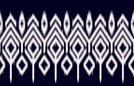 Abstract ethnic geometric pattern design for background or wallpaper.Mexican,American,African or Indian Style.Textlie art geometric creative graphic fashion fabric decoration.Vector illustration.の写真素材