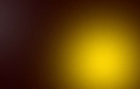 Black and dark yellow smooth gradient abstract background image,Dark tone.Science or technology display concept.Metal or metallic color.spotlight in room or studio.Graphic illustration.の写真素材
