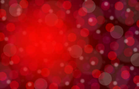 Red bokeh blur colorful background.Love valentines day or chinese new year festival concept.Abstract graphic effect illustration.の写真素材