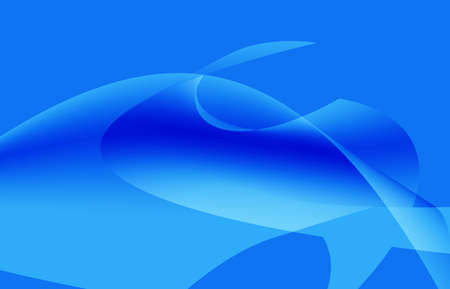 Light blue gradient or shadow abstract science background with curved pattern graphic.Wave flow shape design create decoration screen.の写真素材
